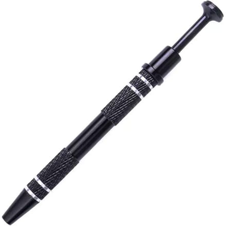 Pince à 4 griffes professionnelle Extracteur de CI Pince à bijoux Pince de serrage pour pièces de précision Pick-up Puller pour composants électroniques noir