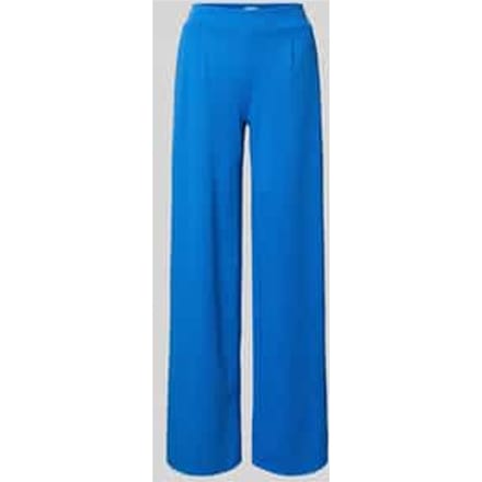 Wide fit broek met elastische band model 'KATE'