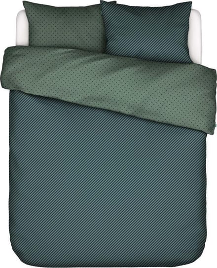Covers&Co dekbedovertrek  No Stripes No Glory green - 1-persoons (140x200/220 cm incl. 1 sloop)