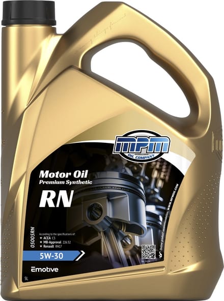 MPM Motorolie 5w30 RN volledig synthetisch - 5 Liter