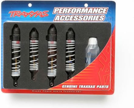 TRX5862 Big Bore shocks, Slash (hard-anodized & Teflon-coated T6 alu