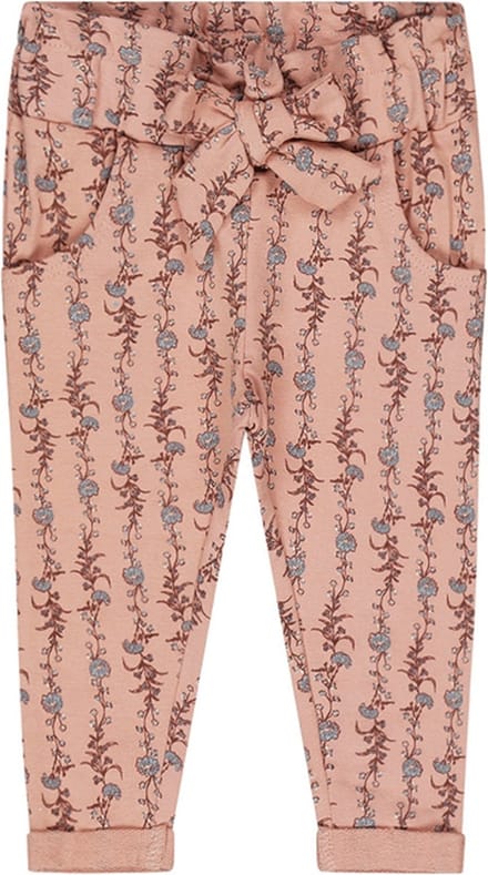 Dirkje-Meisjes broek-Dusty pink - Maat 56