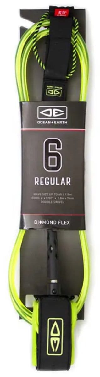 Ocean & Earth Regular Diamond Flex Moulded Surflijn Groen 6´0´´