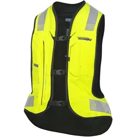Motorfiets airbag vest Helite E-Turtle 2 Hi-Vis Molex