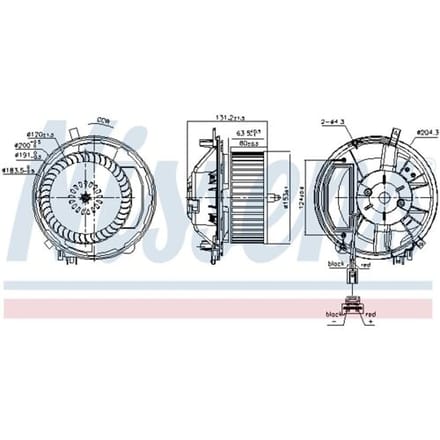 Binnenventilator NISSENS 87527