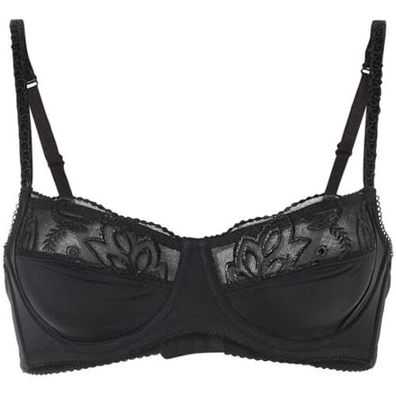 ESMARA Beugel-bh voor dames met borduursel (Zwart, 95C)