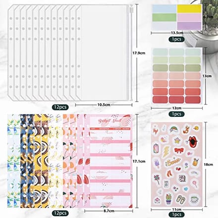 Budgetplanner - Budget planner, money sleeves, ring binder, financial planner,