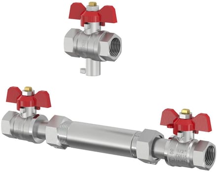Flamco Eerste uitrustingsset kogelkraan DN15 universeel, teller vervangstuk 110mm, M1278601