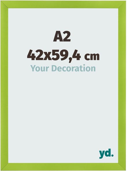 Your Decoration - Fotolijst A2 42x59,4 cm - MDF - Groen - Pisa