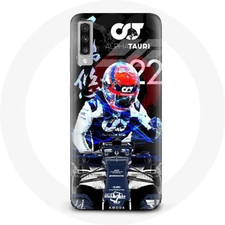 Coque pour Samsung Galaxy A70 Formule 1 Yuki Tsunoda pilote automobile japonais de F1