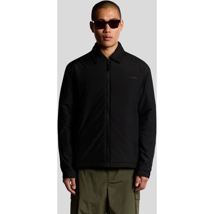 Lyle & Scott gewatteerde jas met kraag - zwart
