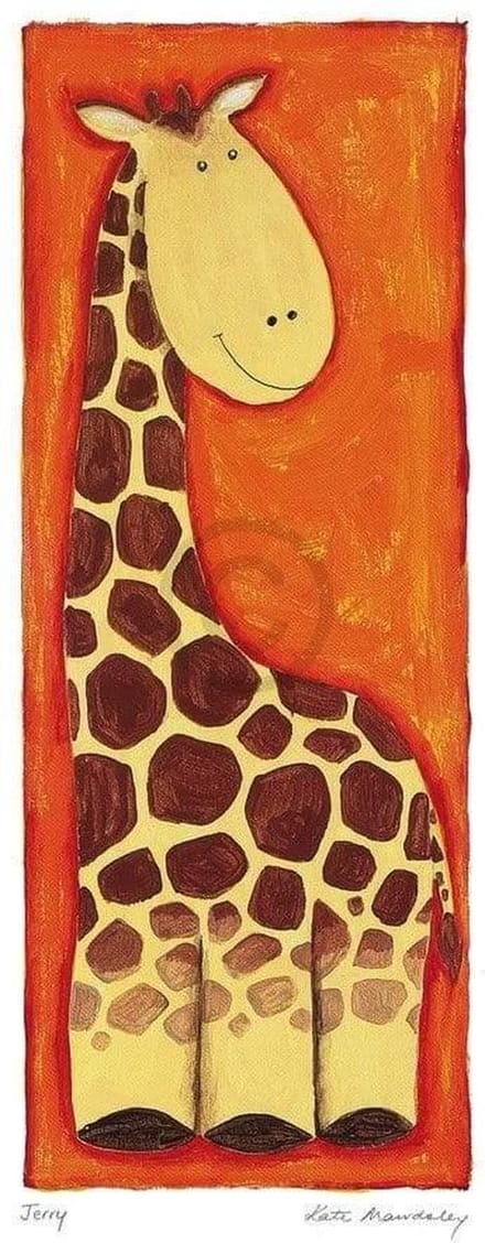 Kunstdruk Kate Mawdsley - Jerry 15x30cm