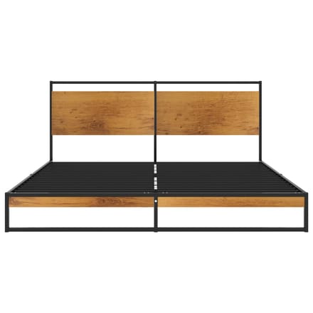 vidaXL - Bedframe - metaal - 140x200 - cm