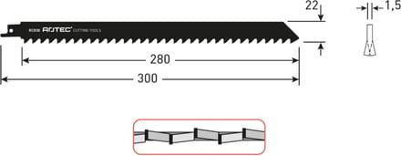 Reciprozagen RC830 / 1241HM (VPE 1 stuks) - 5250830