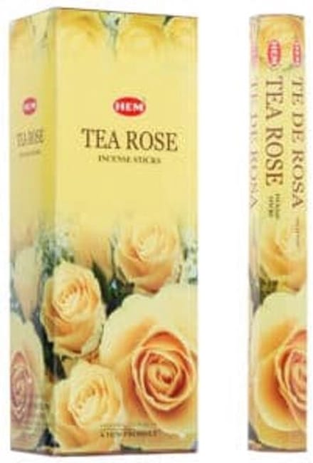 HEM Wierook - Tea Rose - Slof (6 pakjes/120 stokjes)
