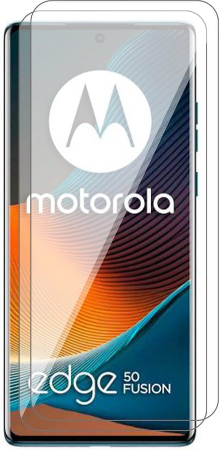 Screenprotector geschikt voor Motorola Edge 50 Fusion - 2x Glas Screen Protector