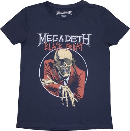 Megadeth - Black Friday Dames T-shirt - M - Donkerblauw