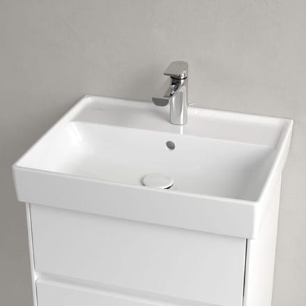 Puris b - essence ceramic countertop washbasin Collaro 55 cm, WTM52051806