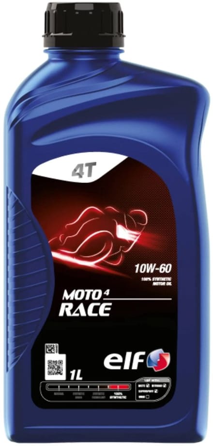 Total Elf Moto 4 Race motorfiets olie 10w60 1 liter