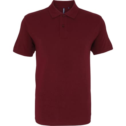 Asquith & Fox Menselijk organisch Klassiek Fit Poloshirt (Bourgondië)