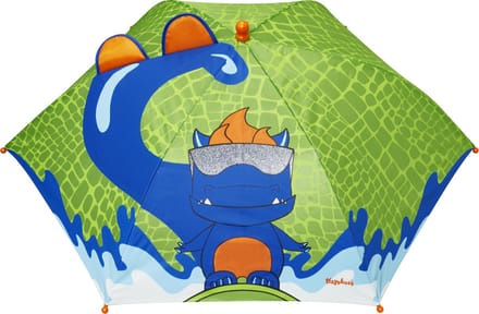 Playshoes - Paraplu voor kinderen - Dinosaurus - Groen - maat Onesize