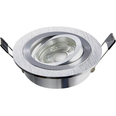 Heitronic 500591 DL7801 Inbouwlamp LED LED vast ingebouwd 8 W Aluminium