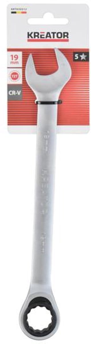Kreator Open Ring- Ratelsleutel KRTH30512 - 19 - 238mm
