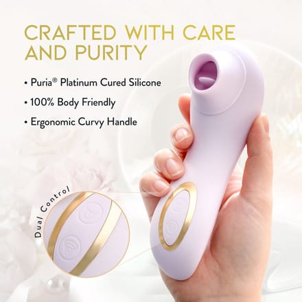 Blush - Delice Fleur Luchtpulserende Vibrator - Barely Purple
