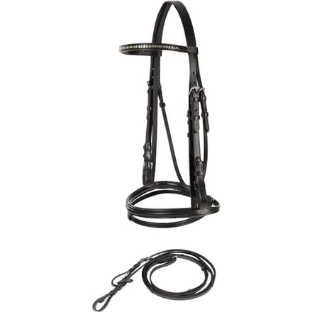 Horze Weston Hoofdstel, Black, Warmblut