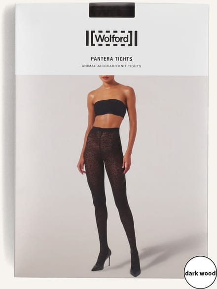WOLFORD Pantera Tights Beenmode Dames - Bruin - Maat S