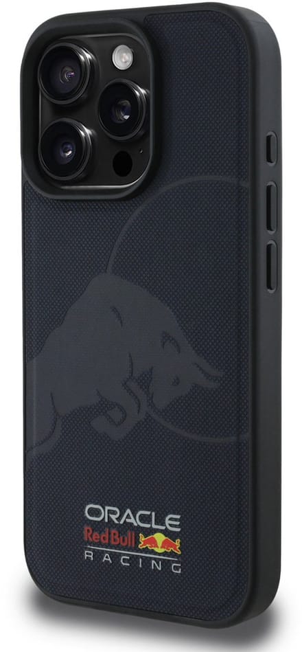 Red Bull Racing iPhone 16 Pro Max Back cover case - Magsafe - Meshed - Debossed Bull - Navy