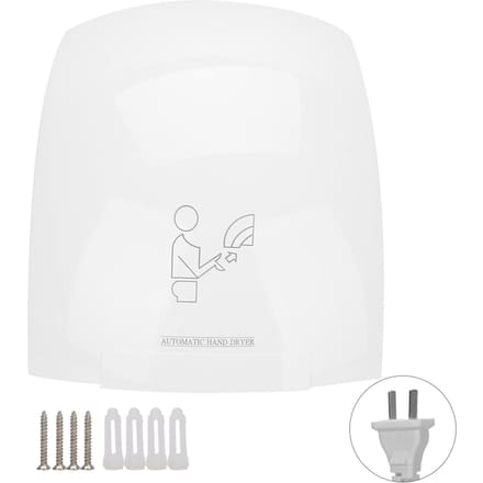 Wandmontage Automatisch Infrarood Sensor Handdroogapparaat Badkamer Handdroger white