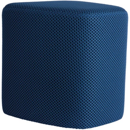 Leitmotiv - Poef Retro Mesh Triangle - Blauw - 36x36x36 cm