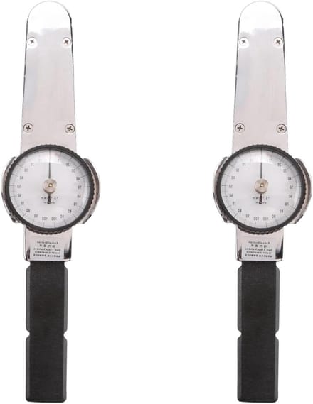2 x 0-100N.M Professionele koppelteller wijzerplaat indicator bidirectionele handgereedschap digitale momentsleutel