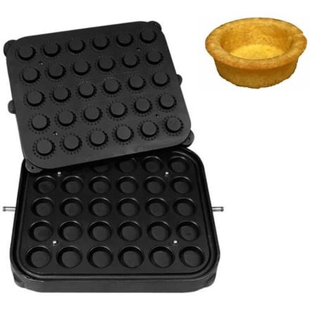 GGM Gastro Platen voor tartelette-machine TMPIC - vorm: 30x rond - Ø 49 mm