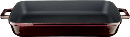 LAVA - Braadslede - Geëmailleerd Gietijzer - 26 x 40 cm - 4,86 L - Paars