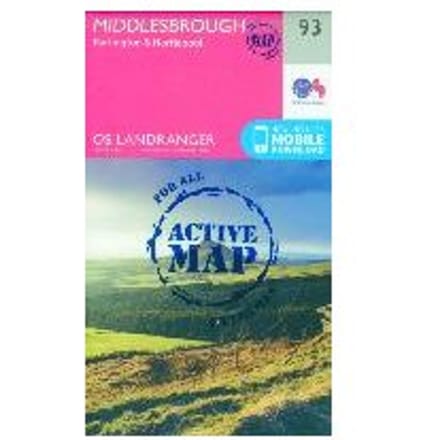 Middlesbrough, Darlington & Hartlepool - Ordnance Survey