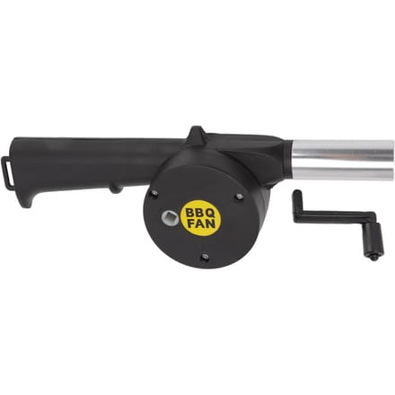Luchtblazer Mini Hittebestendig Gemakkelijk Schoon te Maken Handbediend Draagbaar BBQ Ventilator Zwart black