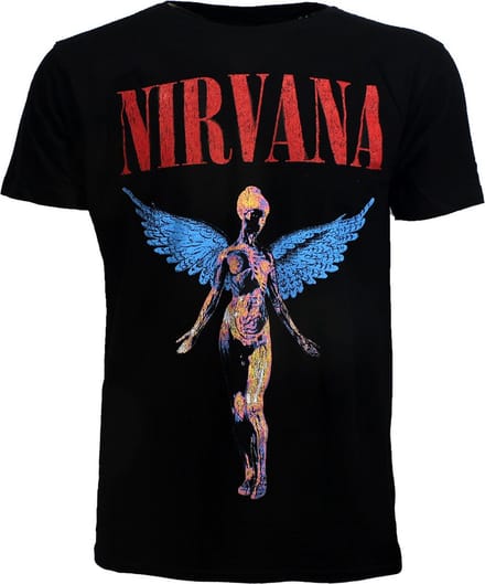 Nirvana In Utero Angelic T-Shirt - Officiële Merchandise - M