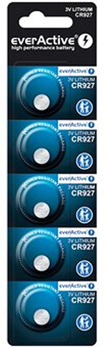 Everactive Cr927 Lithiumbatterij Voor Minihorloges, Afstandsbedieningen En Thermometers
