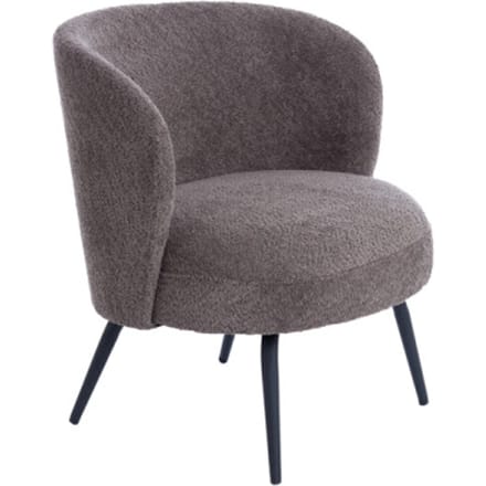 Light & Living Fauteuil Dieyda Bouclé - Bruin