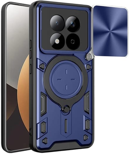 Hoesje geschikt voor Xiaomi Redmi Note 15 Pro 5G - Techsuit CamGuard Pro Back Cover - Blauw
