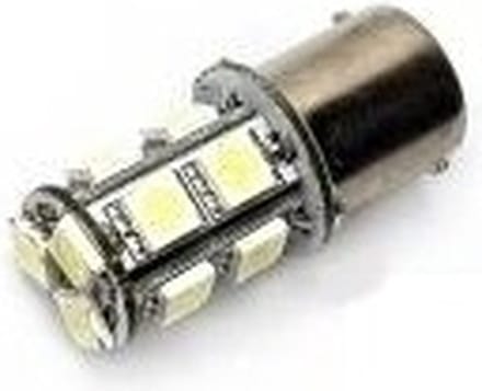 BA15S LED 13-SMD 5050 - 12V LED lamp WARM WIT
