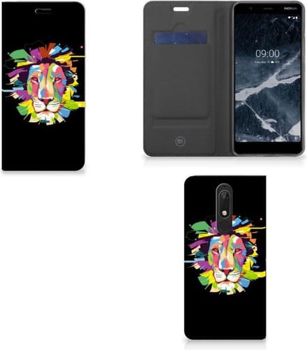 Nokia 5.1 (2018) Magnet Case Lion Color