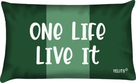 Sierkussen - Buitenkussen Groene Vingers One Life Waterafstotend Bootkussen - Groen - 60 Cm X 40 Cm
