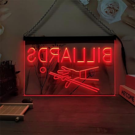 LED Neonbord - Wanddecoratie Licht - Sfeer Creëren - Dimbaar USB - 30x20cm - Rood