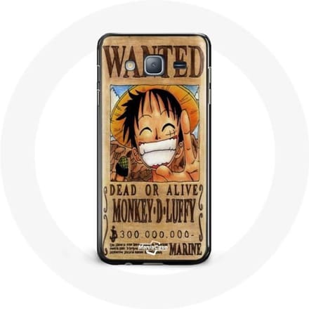 Coque pour Samsung Galaxy j3 2016 plus One Piece wanted Luffy