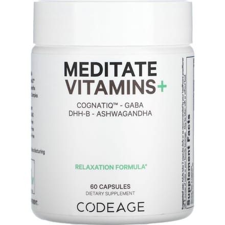 Vitaminen, Meditatie, Ashwagandha, GABA, Neurofactor, 60 Capsules