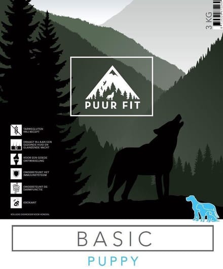 Puur Fit Basic - Hondenvoer - Puppy 3 kilo