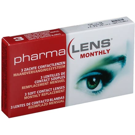 PharmaLens Maandlenzen -1.50 3 Contactlenzen